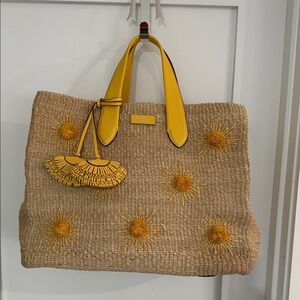 Kate Spade straw tote